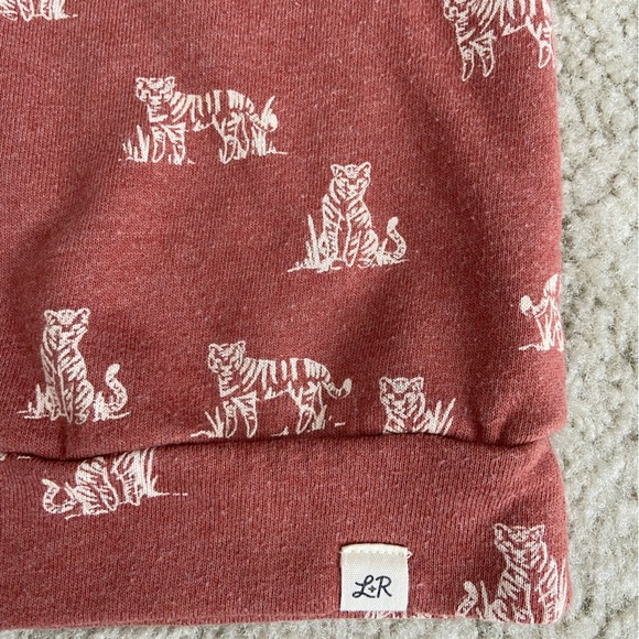 Lulu and Roo (Little Road Co) Sweatshirt 6-12 Months Spice Tiger 🐅 - Picture 2 of 4